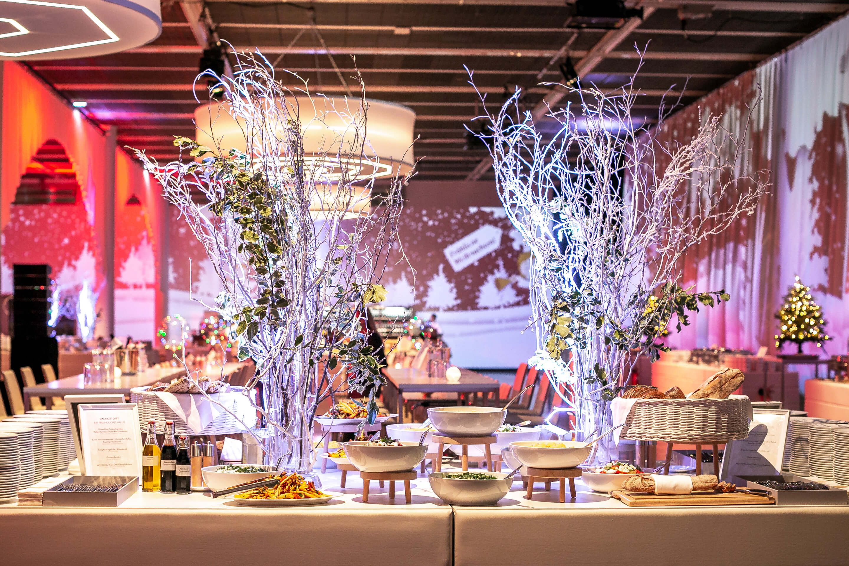 Foto: Haus Level-2 Setting Weihnachtsfeier Motto Catering