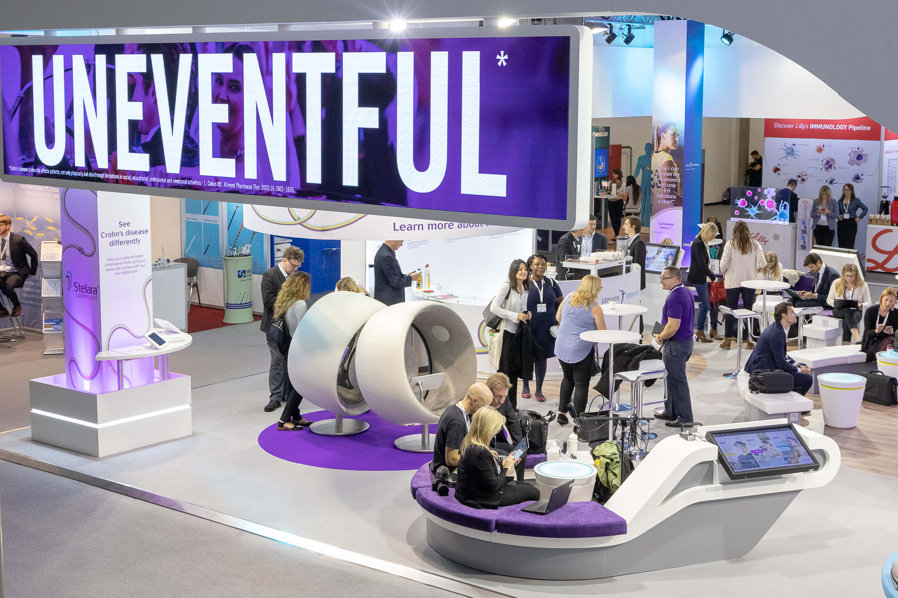Photo: Event concept ECR people attending the congress and exhibition