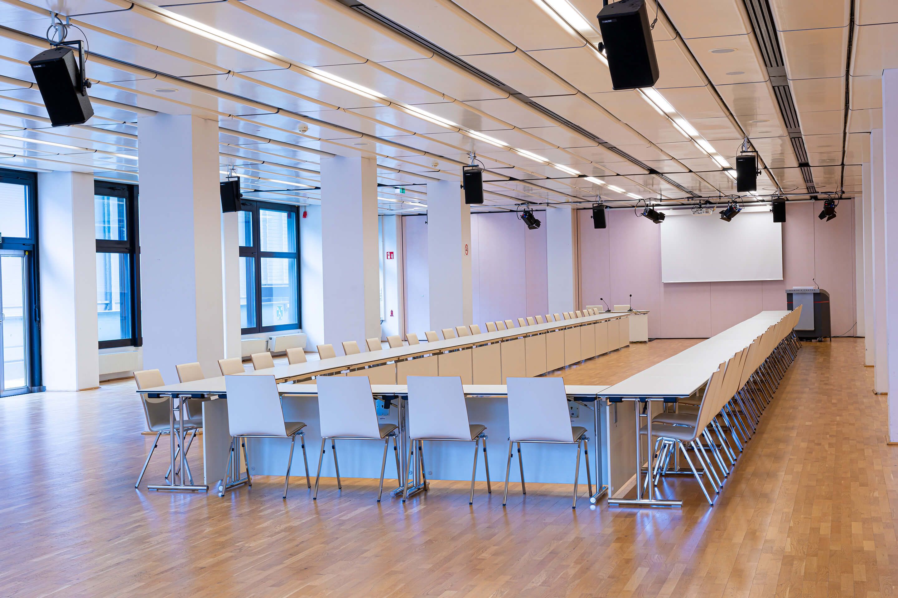 Photo: Main building Level 1 setting U-shape