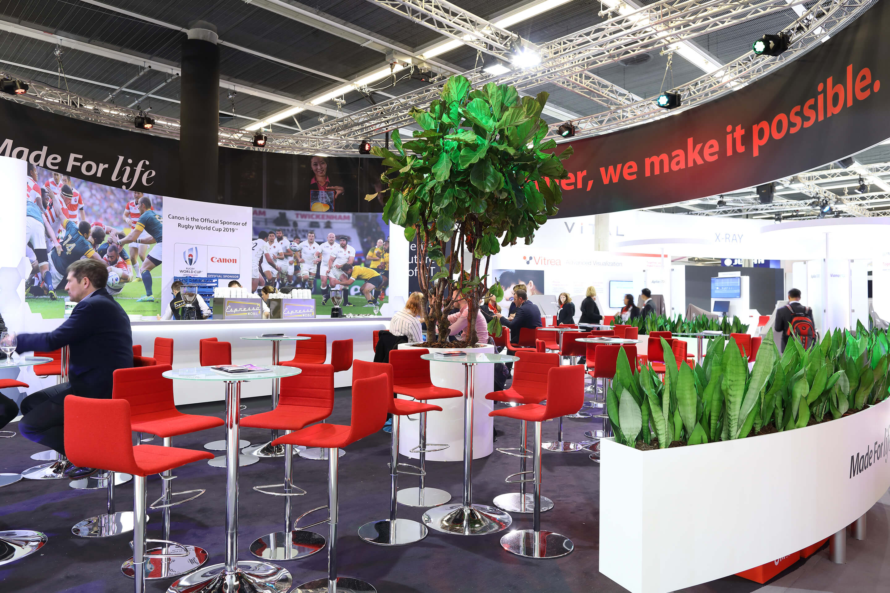 Photo: Main building Level-2 exhibition booth