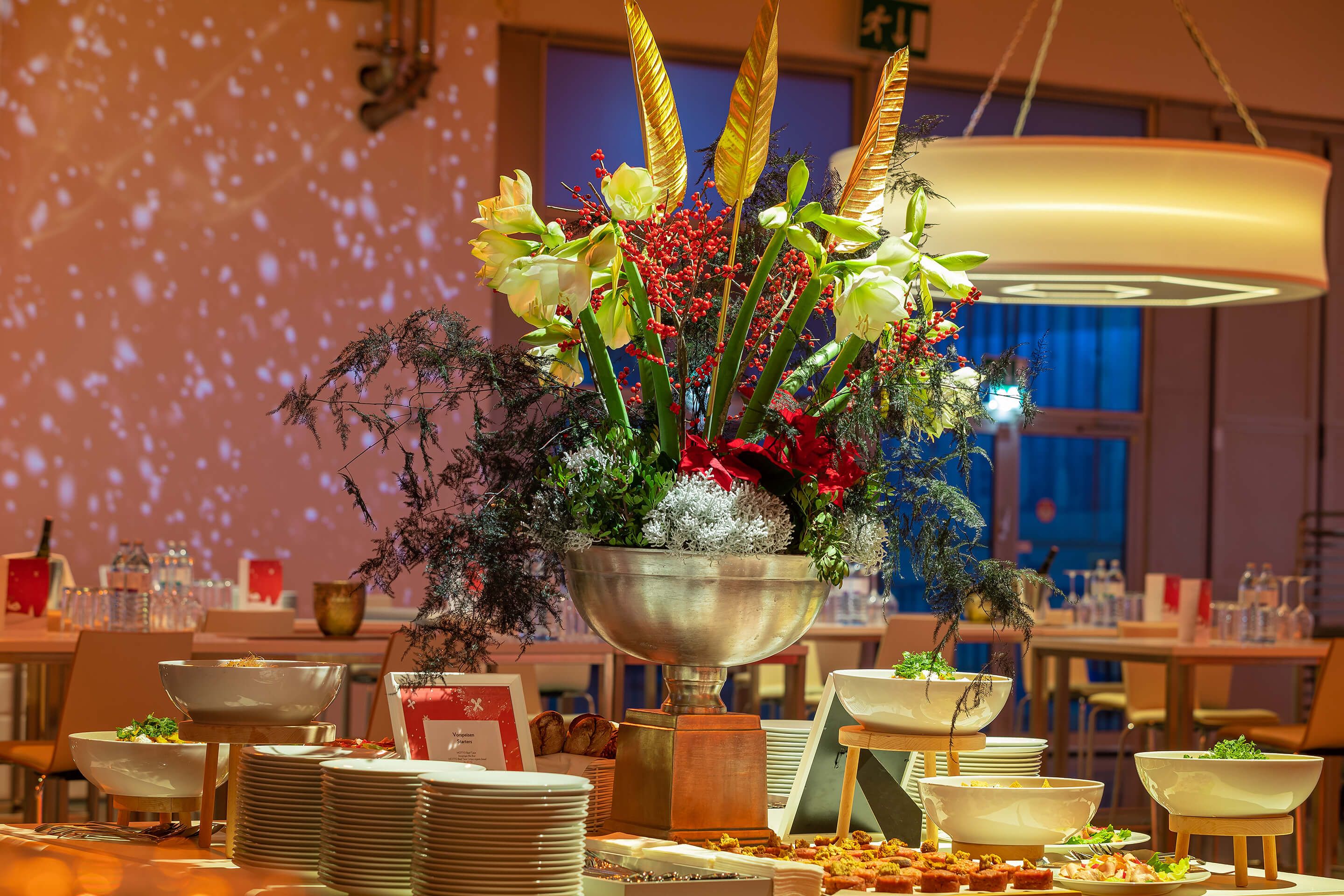 Foto: Eventkonzepte Weihnachtsfeier Catering Motto