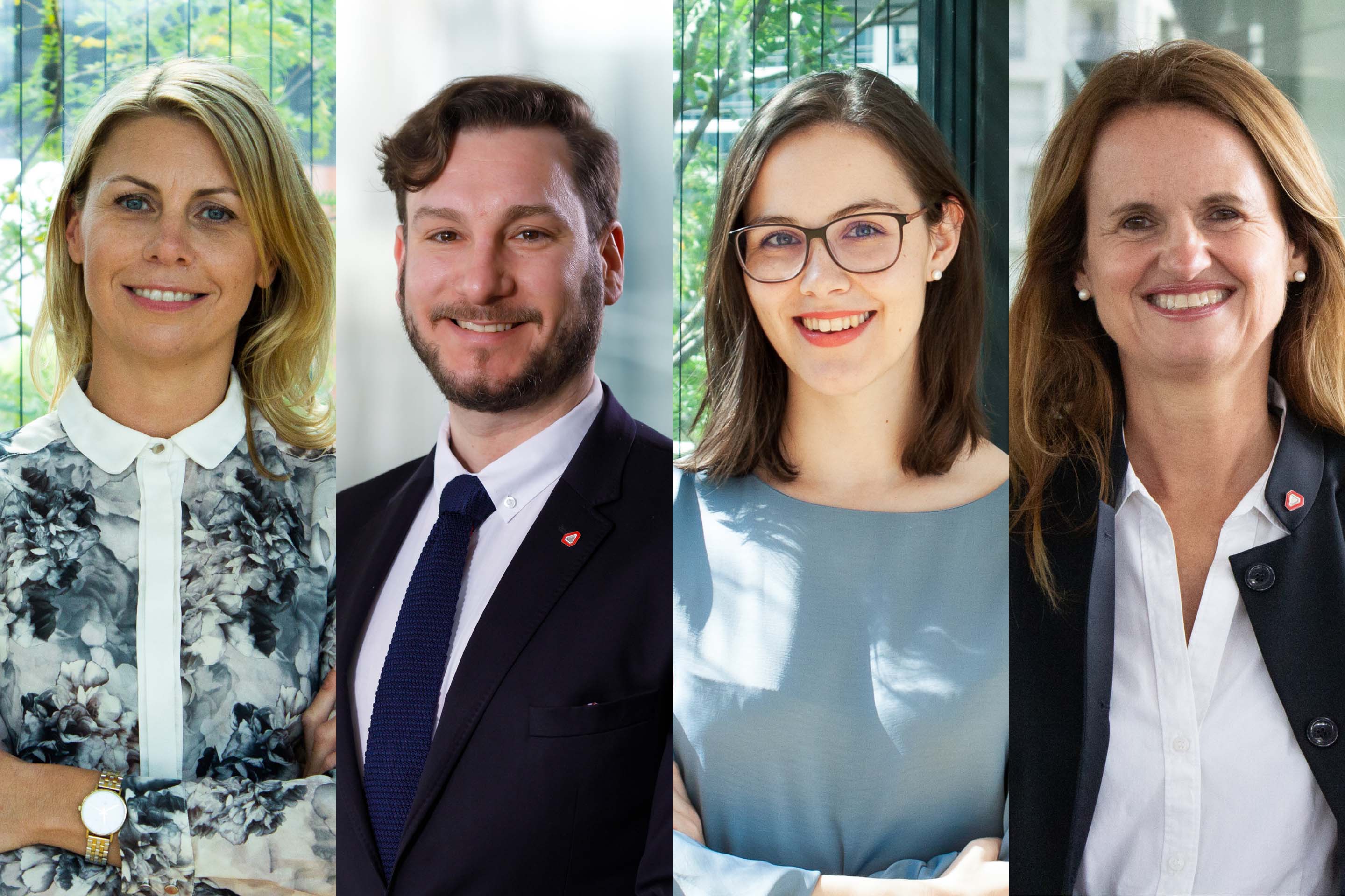 Foto: neue Mitarbeiter:innen des Austria Center Vienna