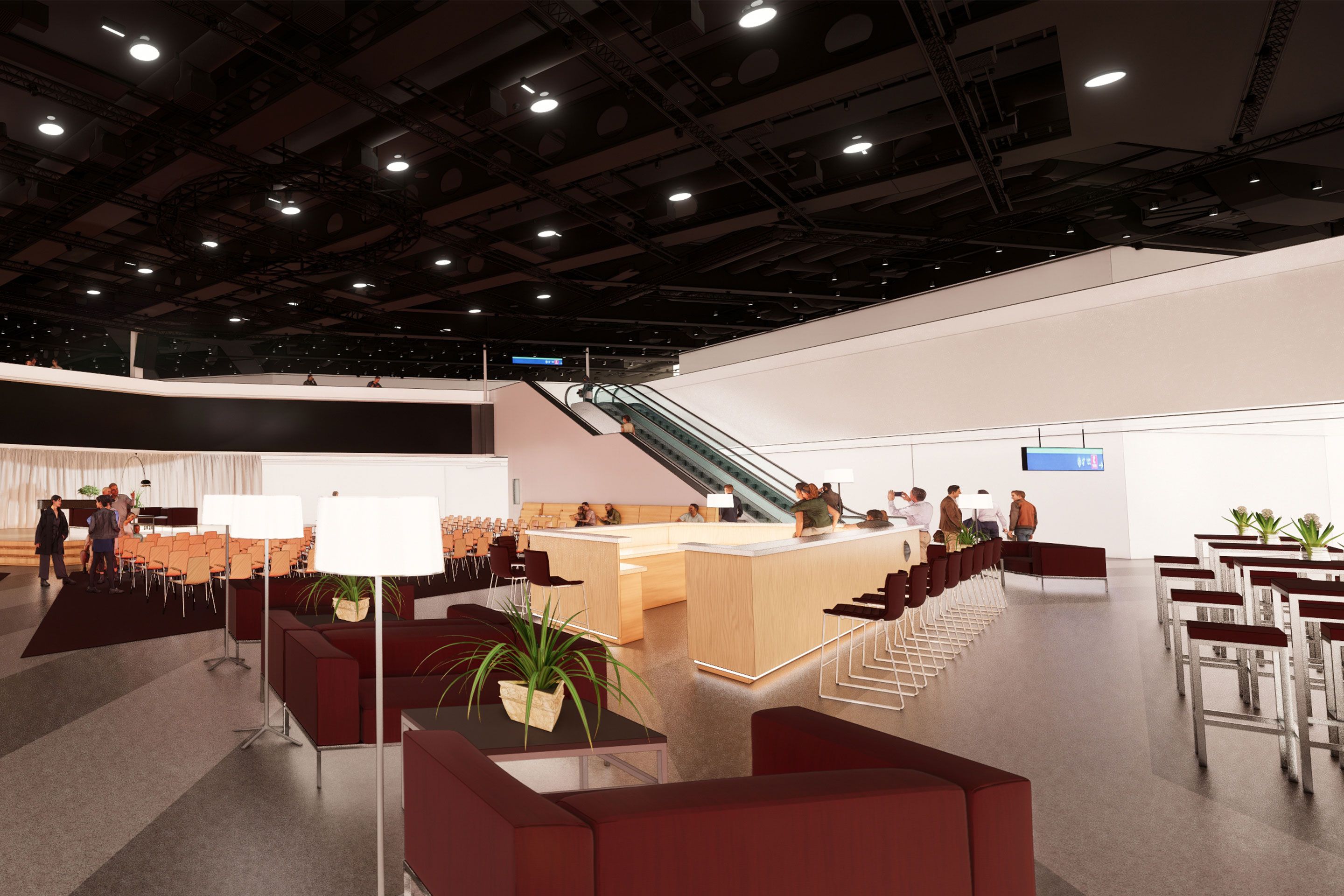 Rendering Eingangshalle