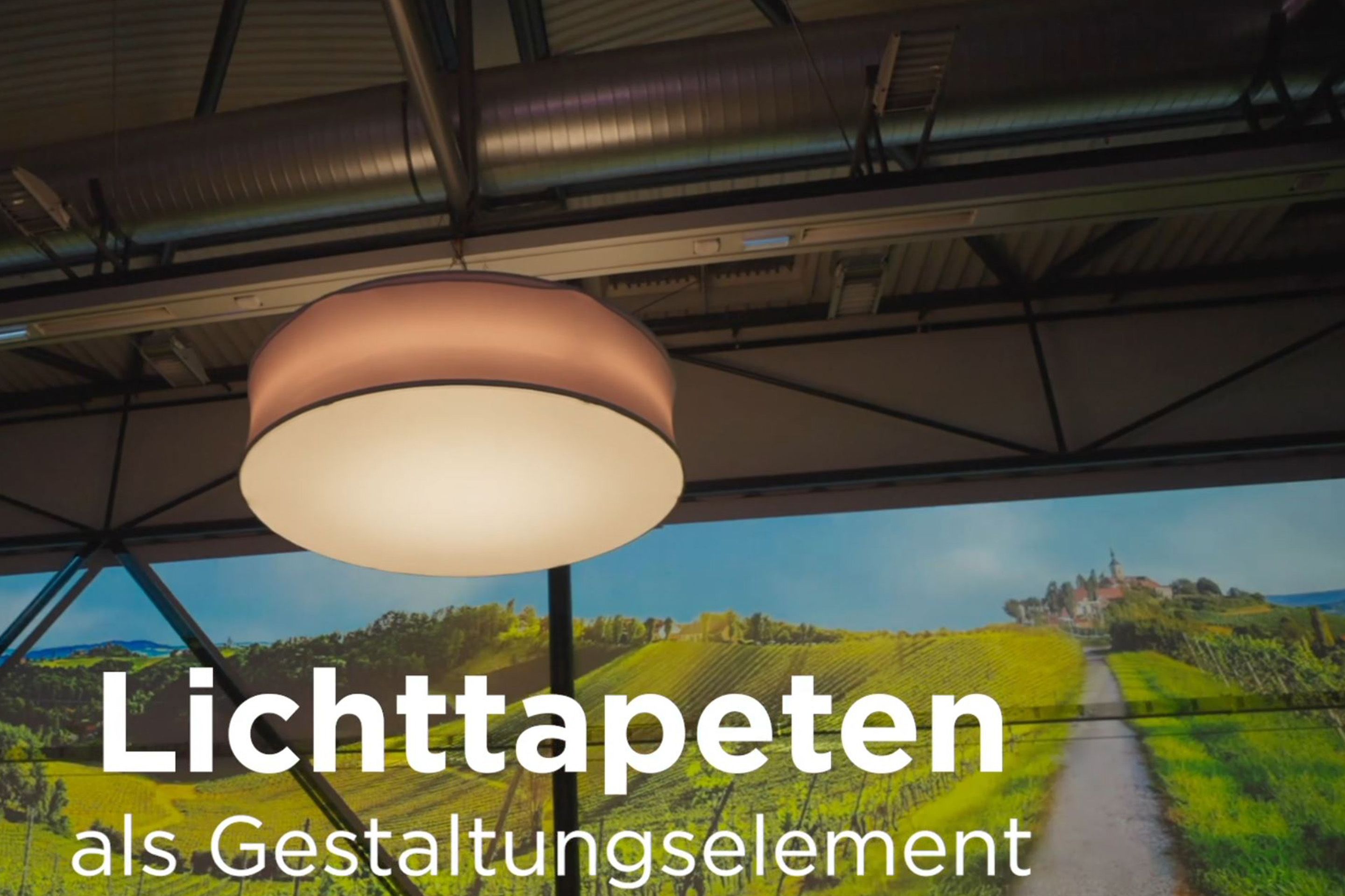 Lichttapete als Gestaltungselement