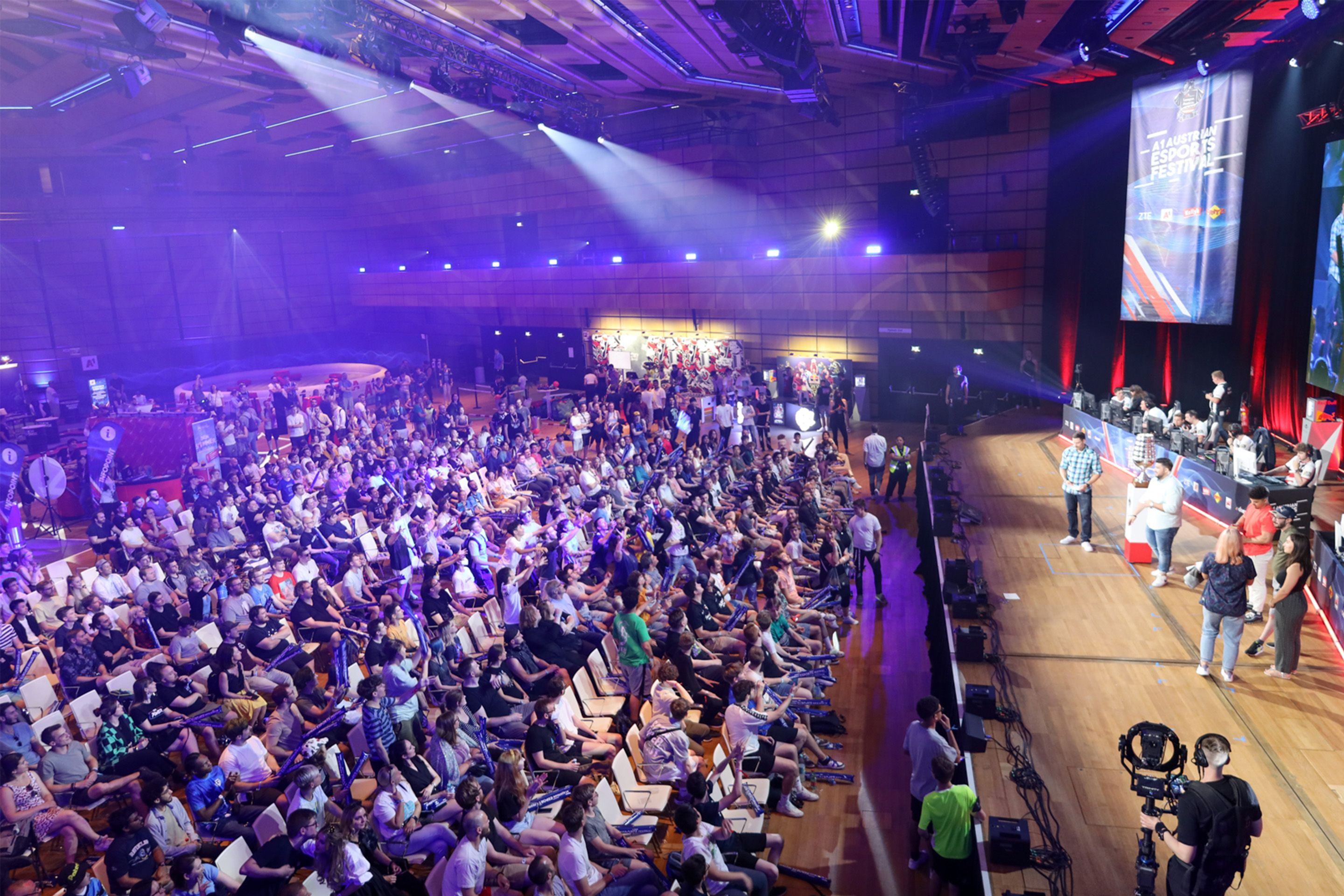 Foto: Bühne A1 eSports Festival im Austria Center Vienna
