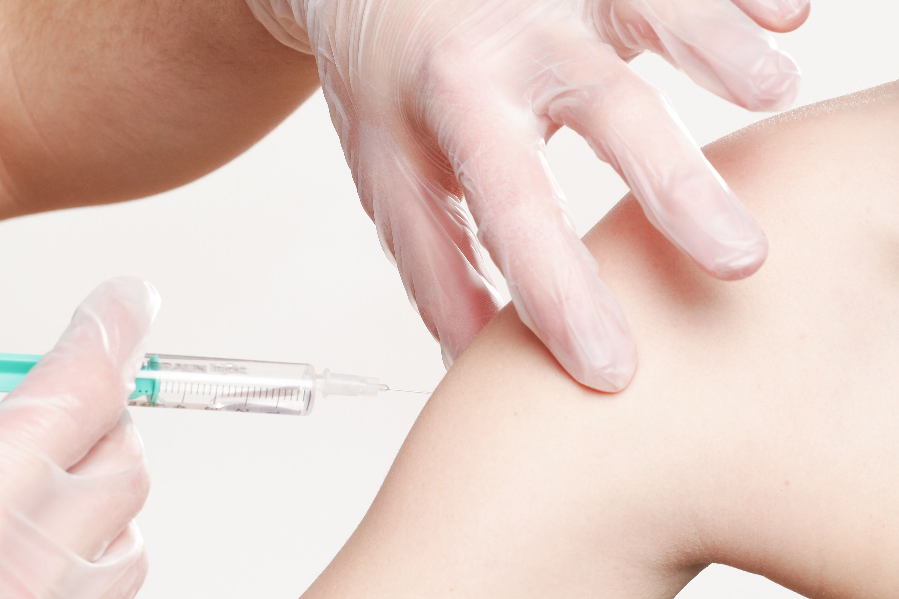 Foto: Patient wird geimpft