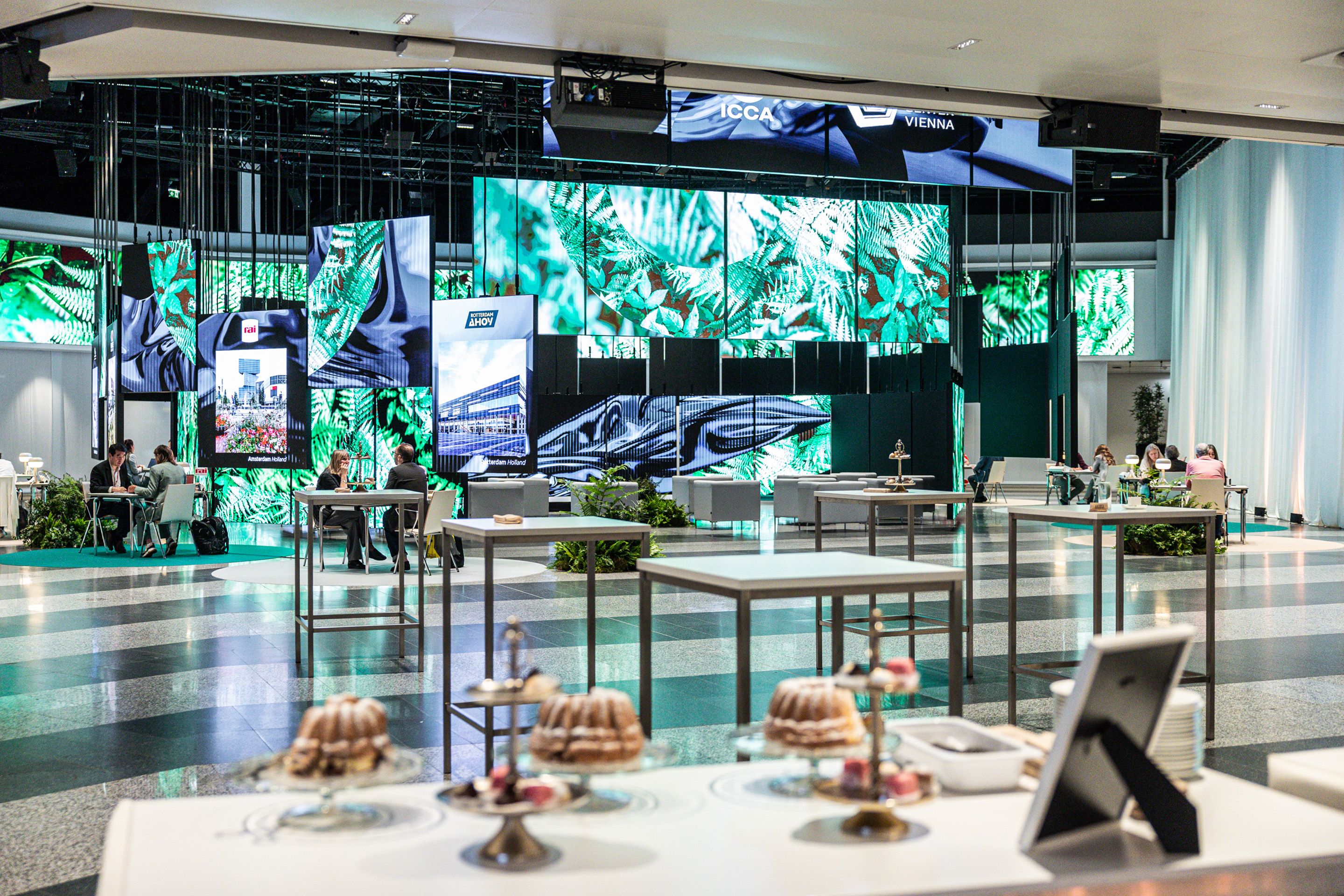 Die polySTAGE im Austria Center Vienna waehrend des ICCA Client Supplier European Venue Workshops 2024