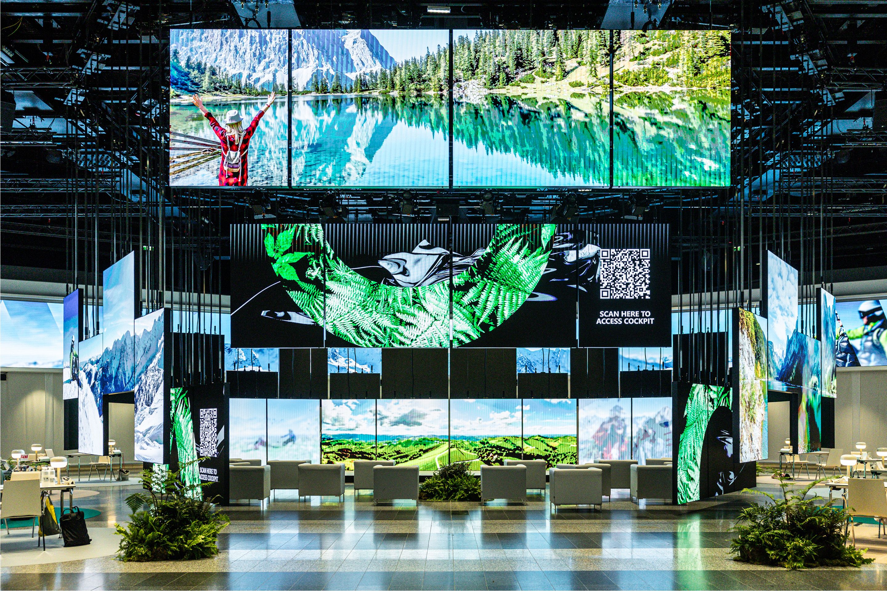 Die polySTAGE im Austria Center Vienna waehrend des ICCA Client Supplier European Venue Workshops 2024