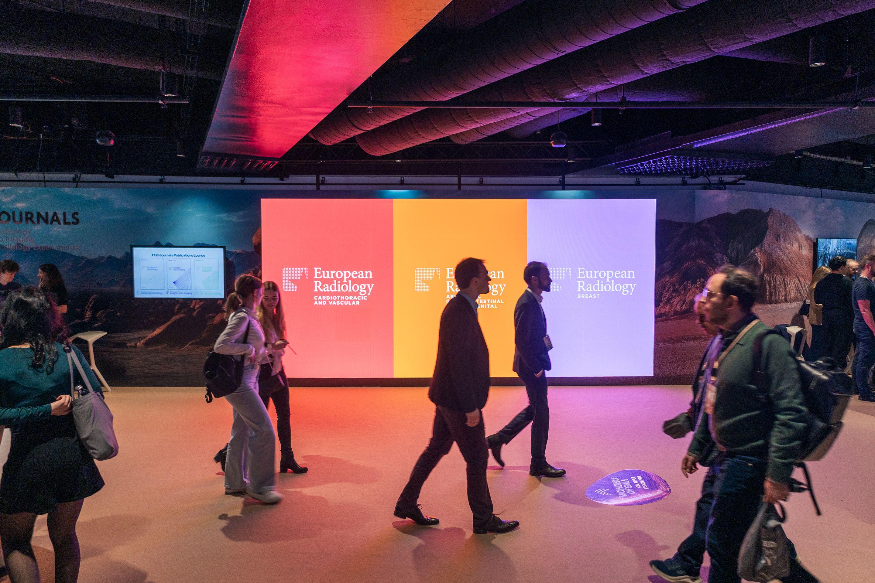 Modulare LED im Austria Center Vienna während des ECR 2025